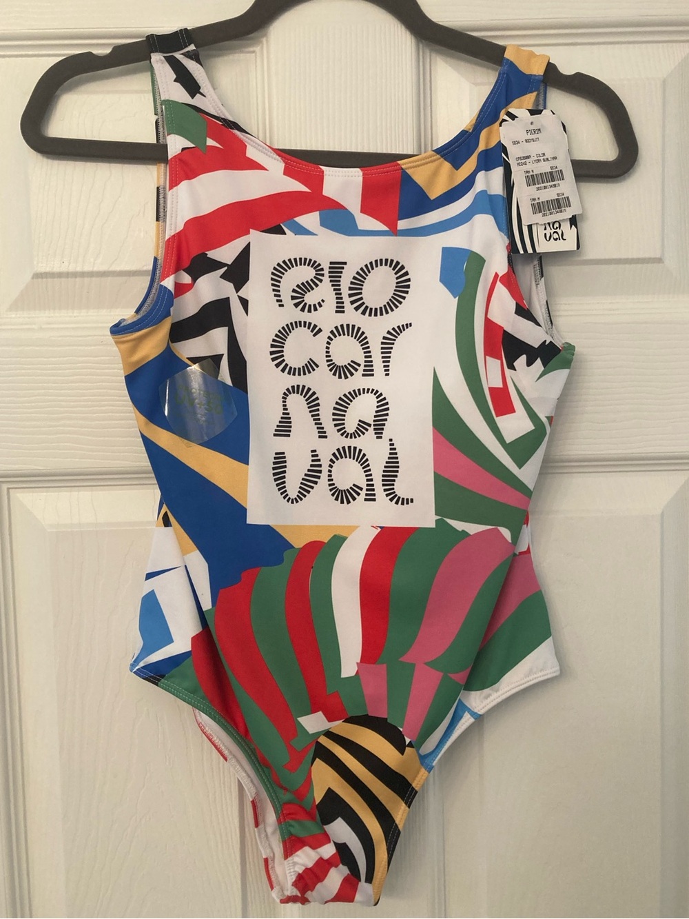NWT Rio Carnival Outfit One Piece Bodysuit Open Back Swinsuit Small Authentic